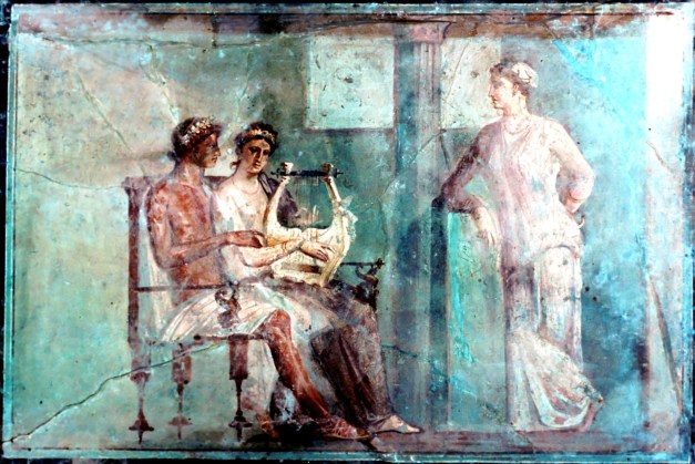 The Music Lesson, early first century AD, from Herculaneum